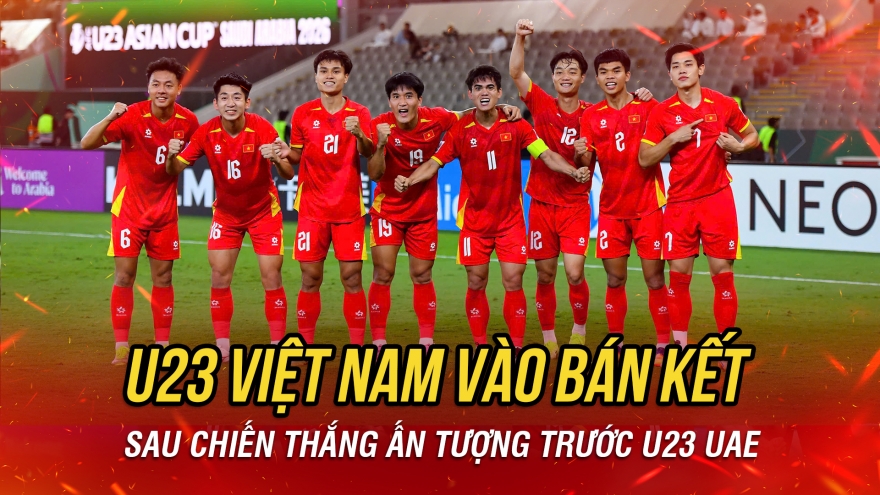 U23 Việt Nam xuất sắc giành vé vào bán kết U23 châu Á 2026